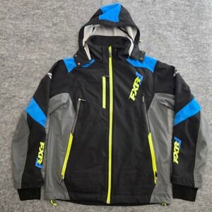 Men's Black and Blue Jacket
